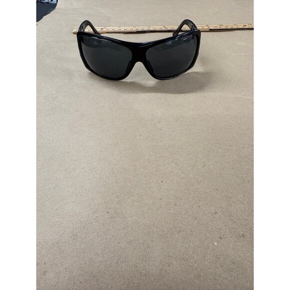 Chanel Black Sunglasses Logo Square Oversized Rhinestone CC Wrap Shield main image 9